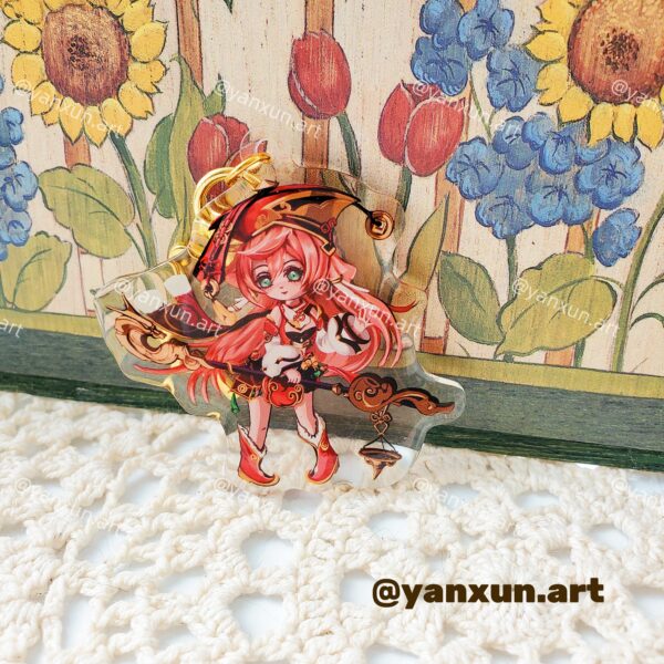 Yanfei Keychain