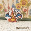 Charizard with Rubik’s Cube Sticker