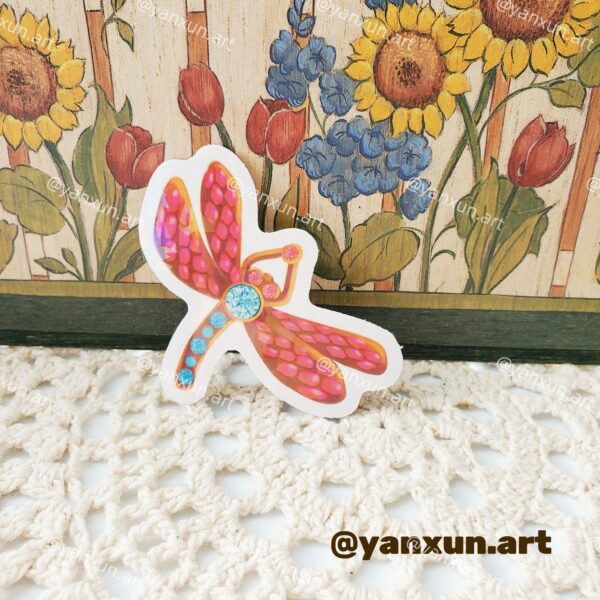 Coraline's Hair Clip Sticker