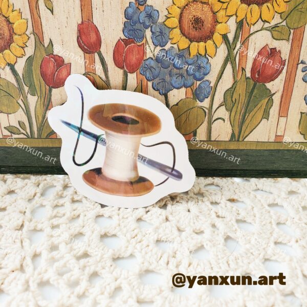 Coraline Sewing Kit Sticker