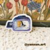 Coraline Tea Cup Sticker