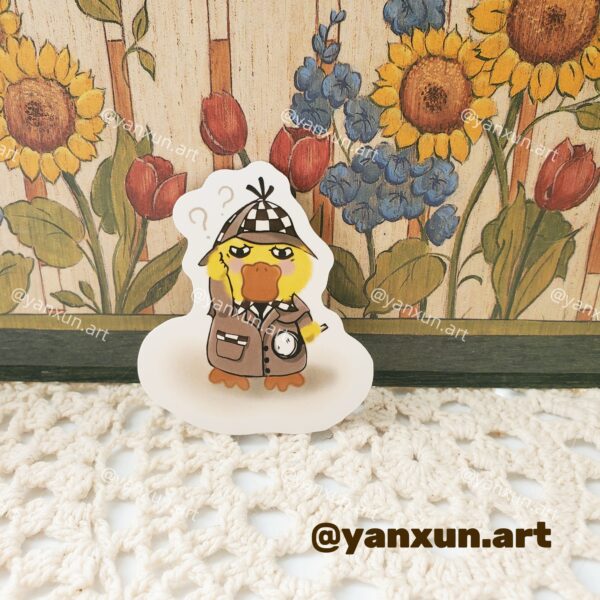 Detective Psyduck Sticker