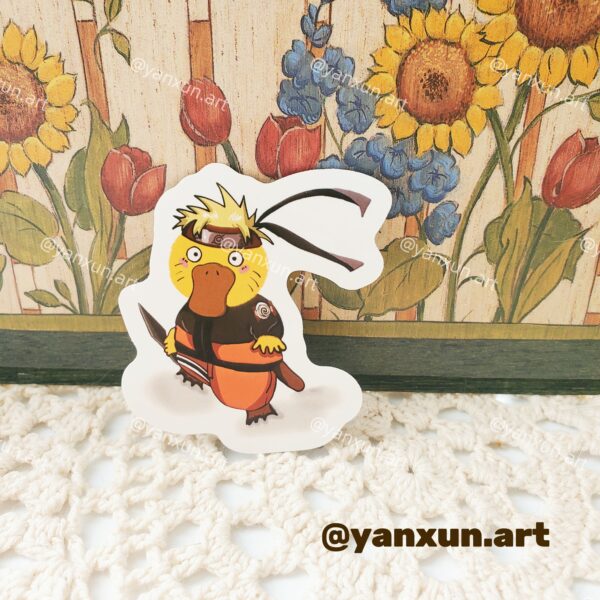 Naruto Psyduck Sticker
