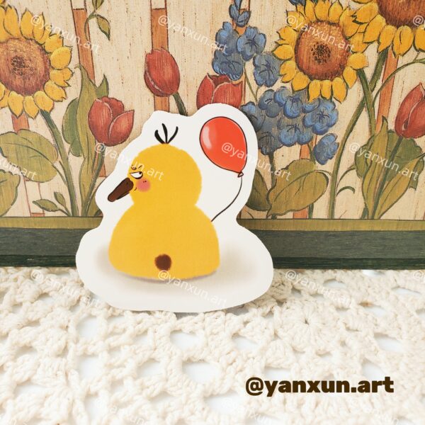 Balloon Psyduck Sticker