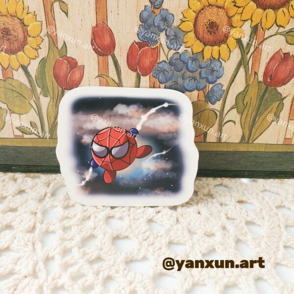 Spiderman Kirby Sticker