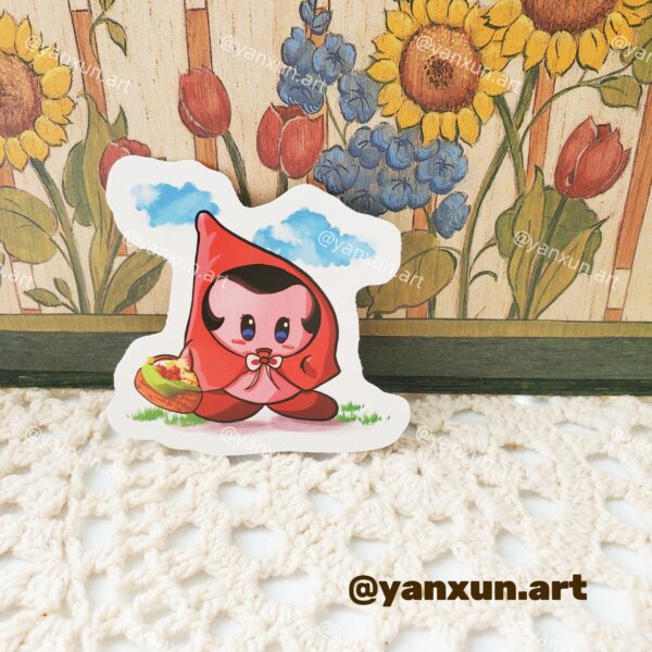 Little Red Riding Hood Kirby Sticker
