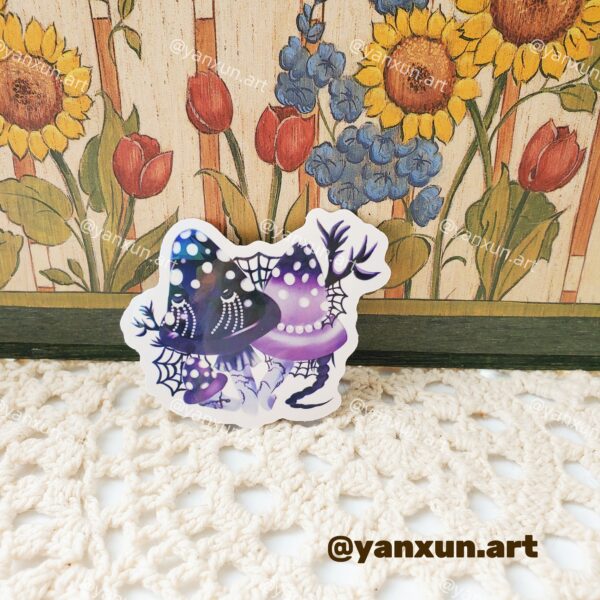 Mademoiselle Mushroom Sticker