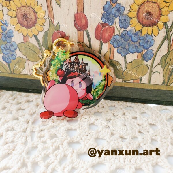 Snow White Kirby Keychain