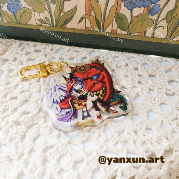Kujou Sara Keychain