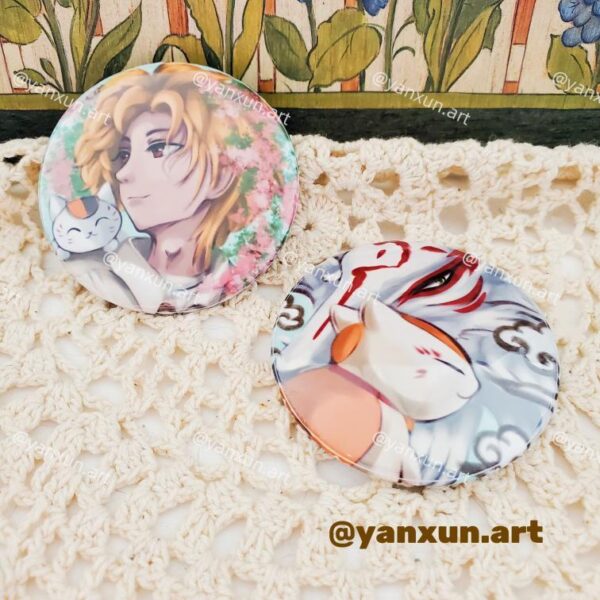 Natsume Book of Friends Pins