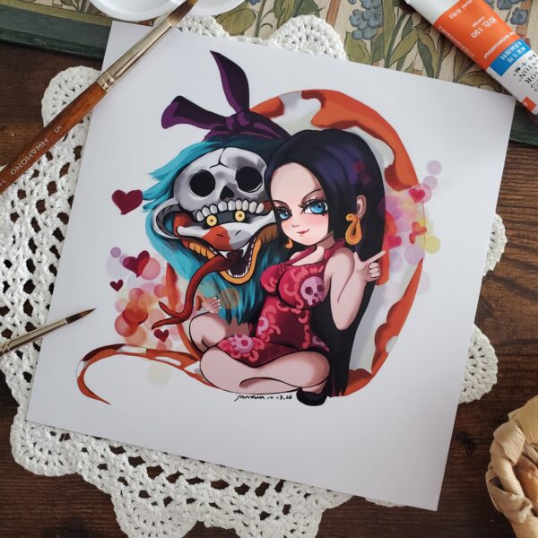 Boa Hancock Square Print