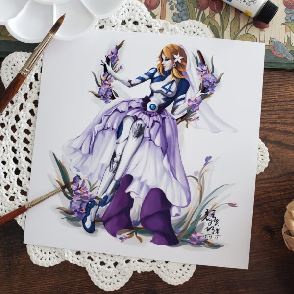 Invisible Woman Square Print