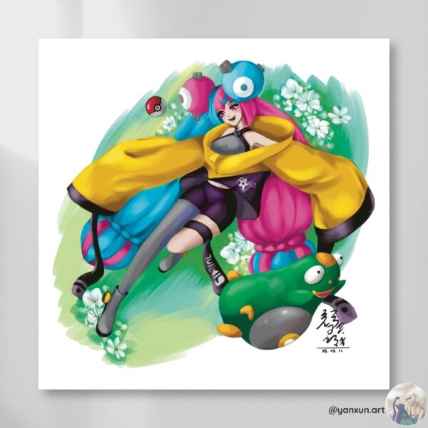 Iono & Bellibolt Square Print