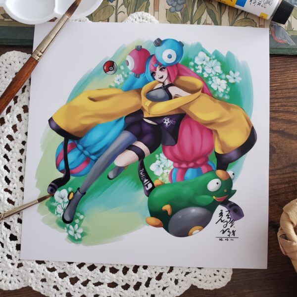 Iono & Bellibolt Square Print