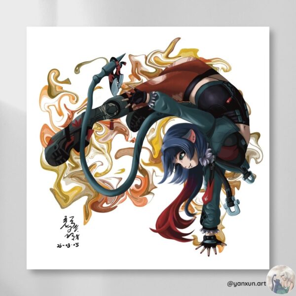 Jane Doe Square Print