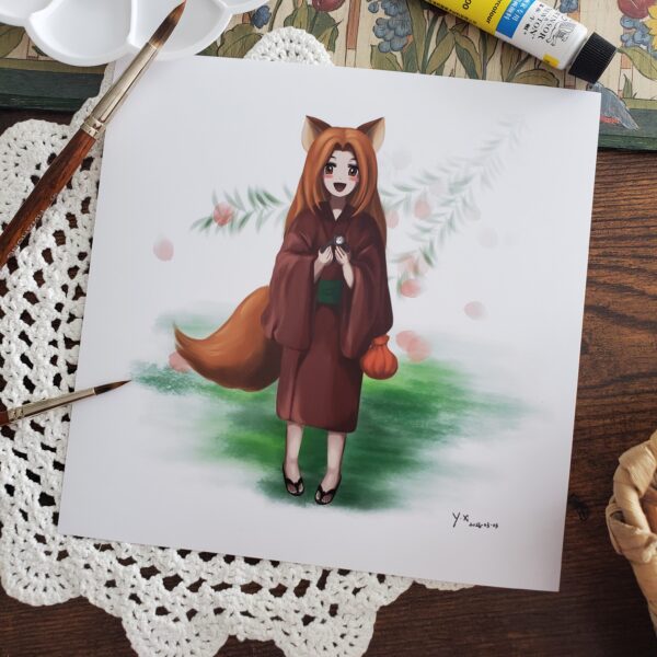 Little Fox Square Prints