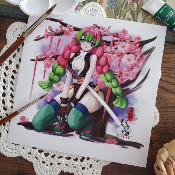 Mitsuri Square Print