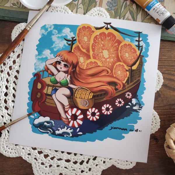 Nami Square Print