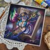Layla Square Print