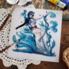 Luna Snow Square Print